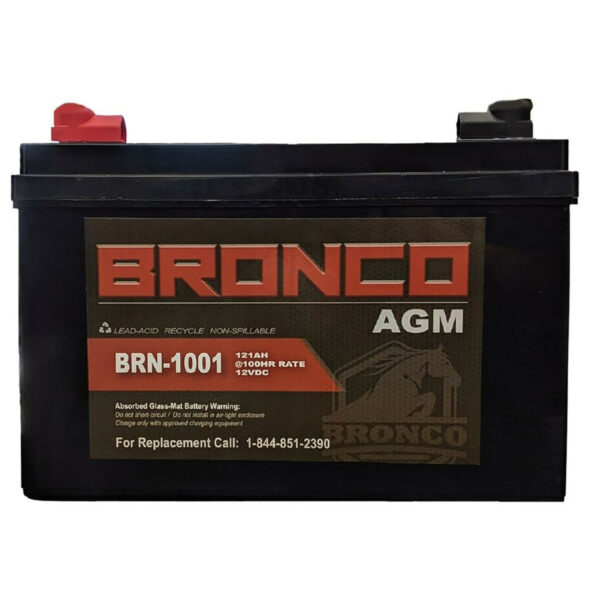 Bronco - 121Ah 12V Deep Cycle AGM Battery