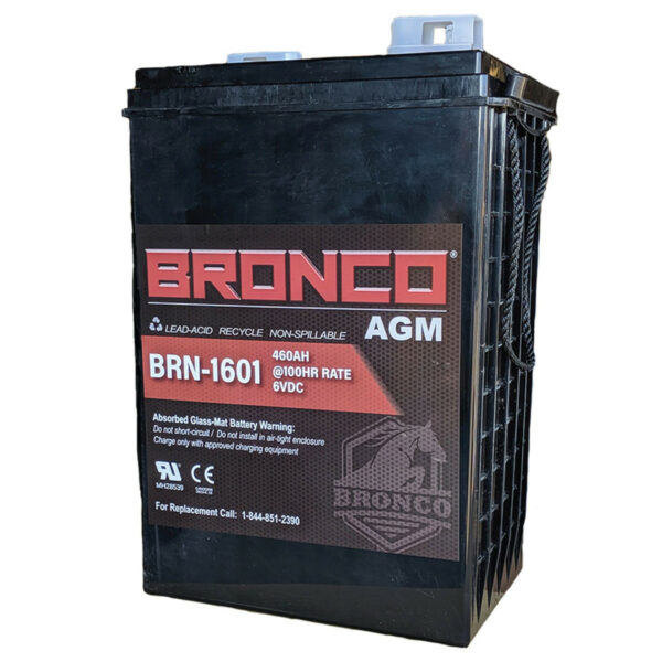 Bronco - 460Ah 6V Deep Cycle AGM Battery